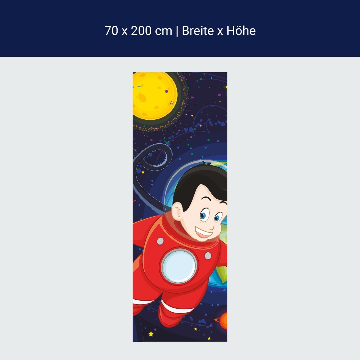 Duschwand Junge im Weltall M0430 Duschwand Junge im Weltall M0430