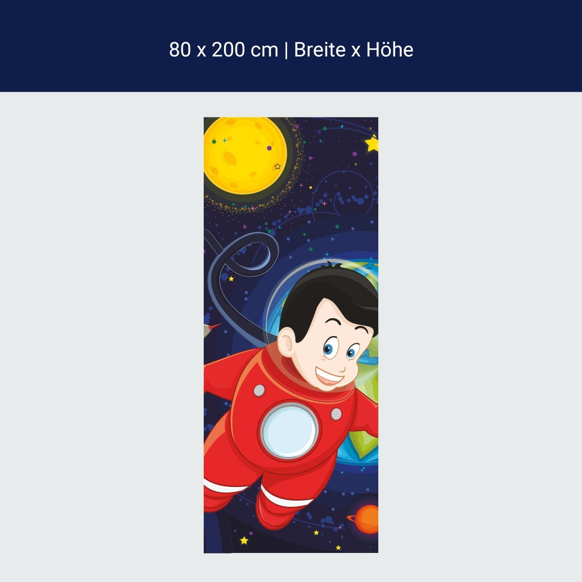 Duschwand Junge im Weltall M0430 Duschwand Junge im Weltall M0430