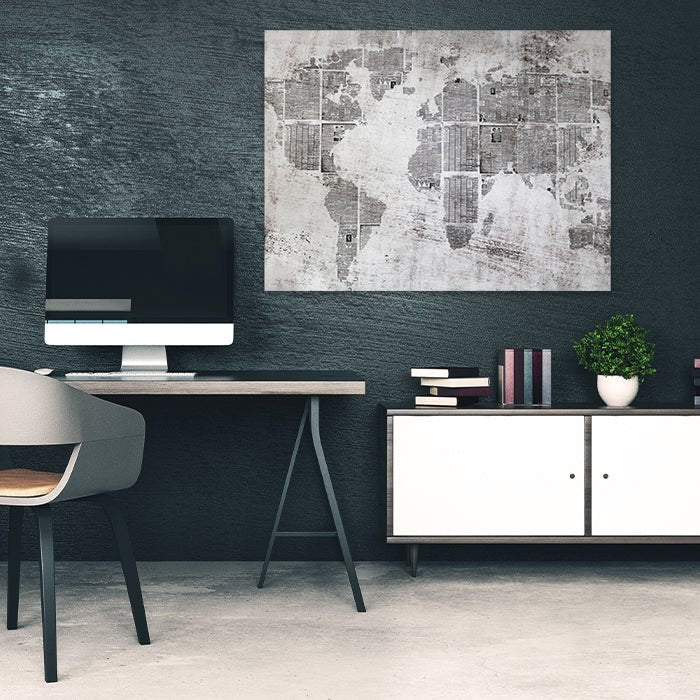 Leinwandbild Weltkarte, Querformat M0431 kaufen - Bild 2 Leinwandbild Weltkarte, Querformat M0431 kaufen - Bild 2