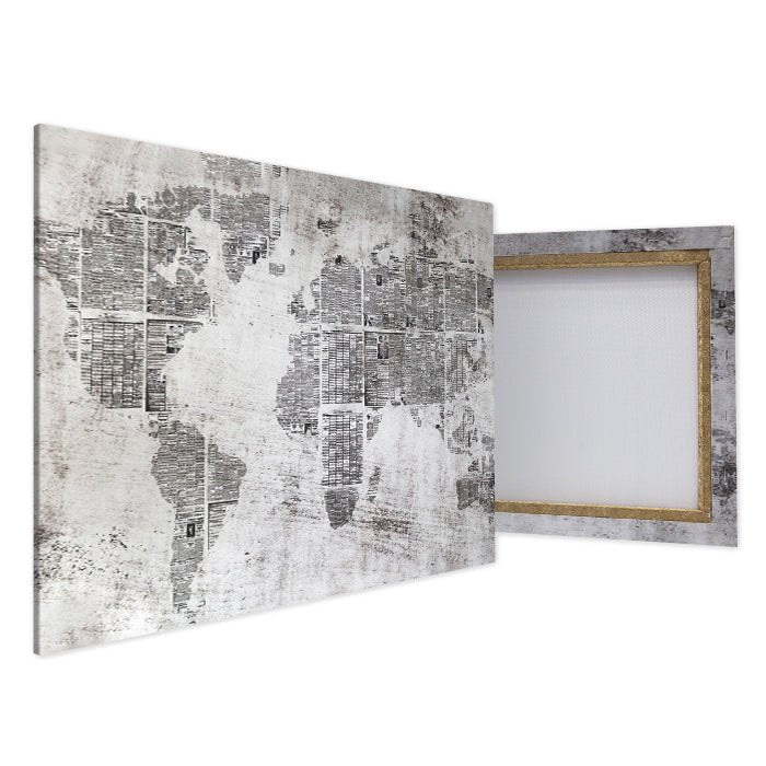 Leinwandbild Weltkarte, Querformat M0431 kaufen - Bild 4 Leinwandbild Weltkarte, Querformat M0431 kaufen - Bild 4