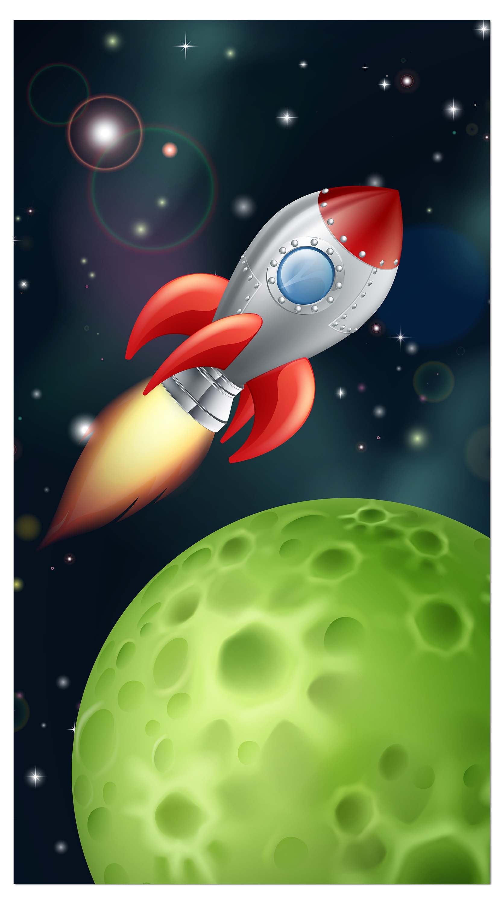 Garderobe Rakete im Weltall M0432 entdecken - Bild 4