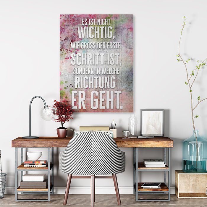Leinwandbild Motivation, Hochformat M0432 kaufen - Bild 2 Leinwandbild Motivation, Hochformat M0432 kaufen - Bild 2
