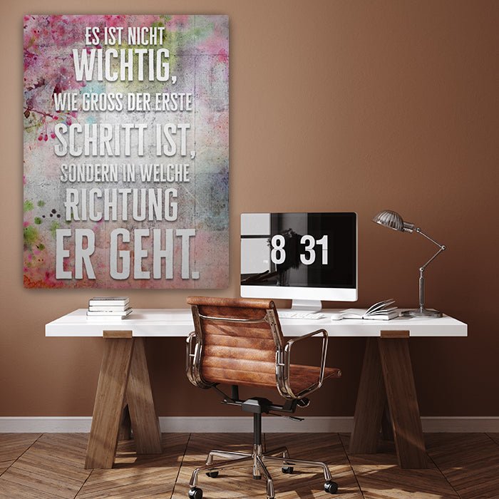 Leinwandbild Motivation, Hochformat M0432 kaufen - Bild 3 Leinwandbild Motivation, Hochformat M0432 kaufen - Bild 3