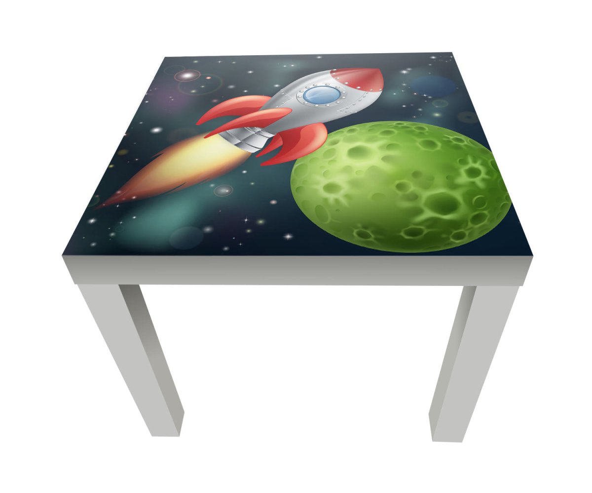 Beistelltisch Rakete im Weltall M0432 entdecken - Bild 1 Beistelltisch Rakete im Weltall M0432 entdecken - Bild 1