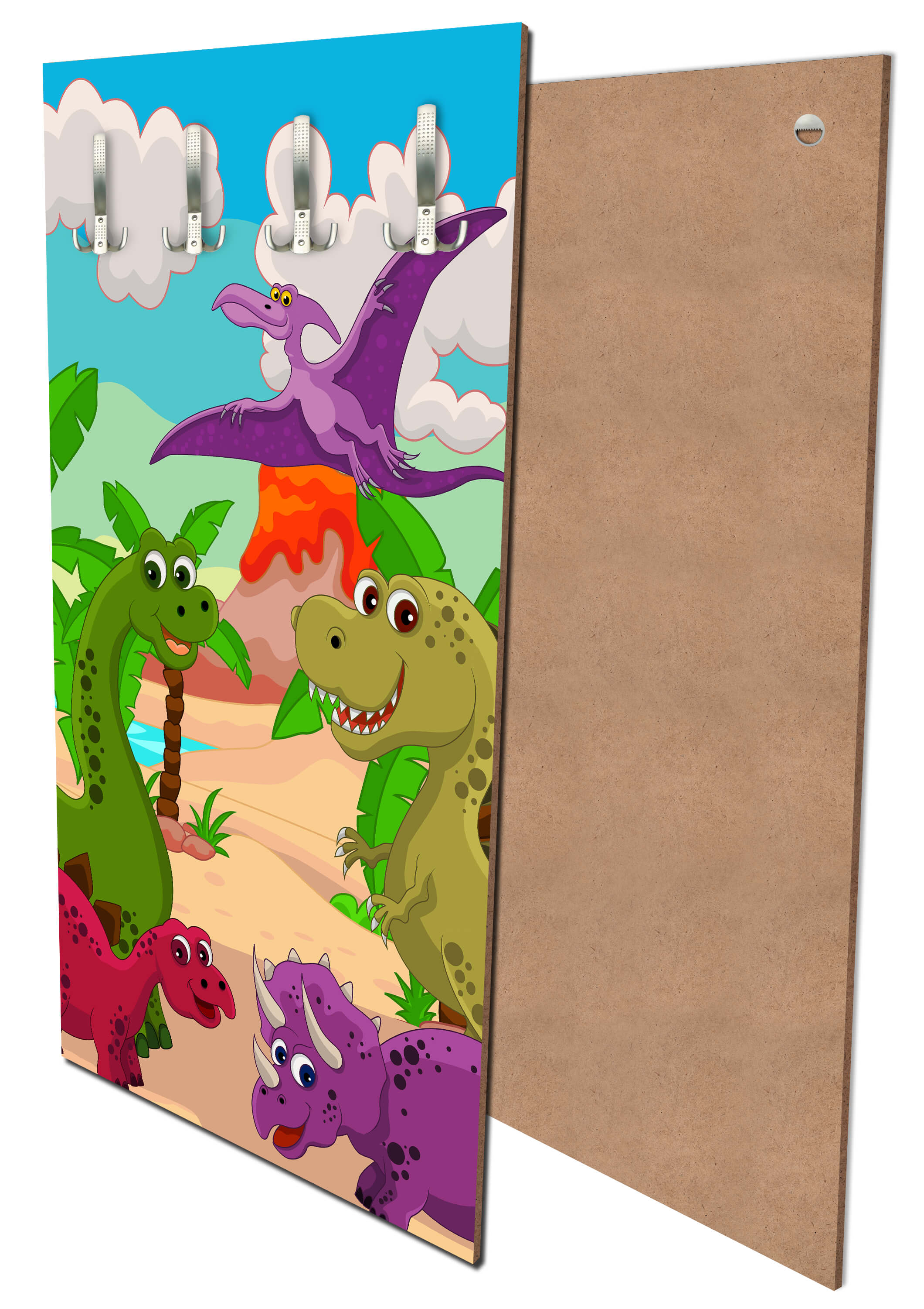 Garderobe Dinosaurier M0433 entdecken - Bild 1 Garderobe Dinosaurier M0433 entdecken - Bild 1