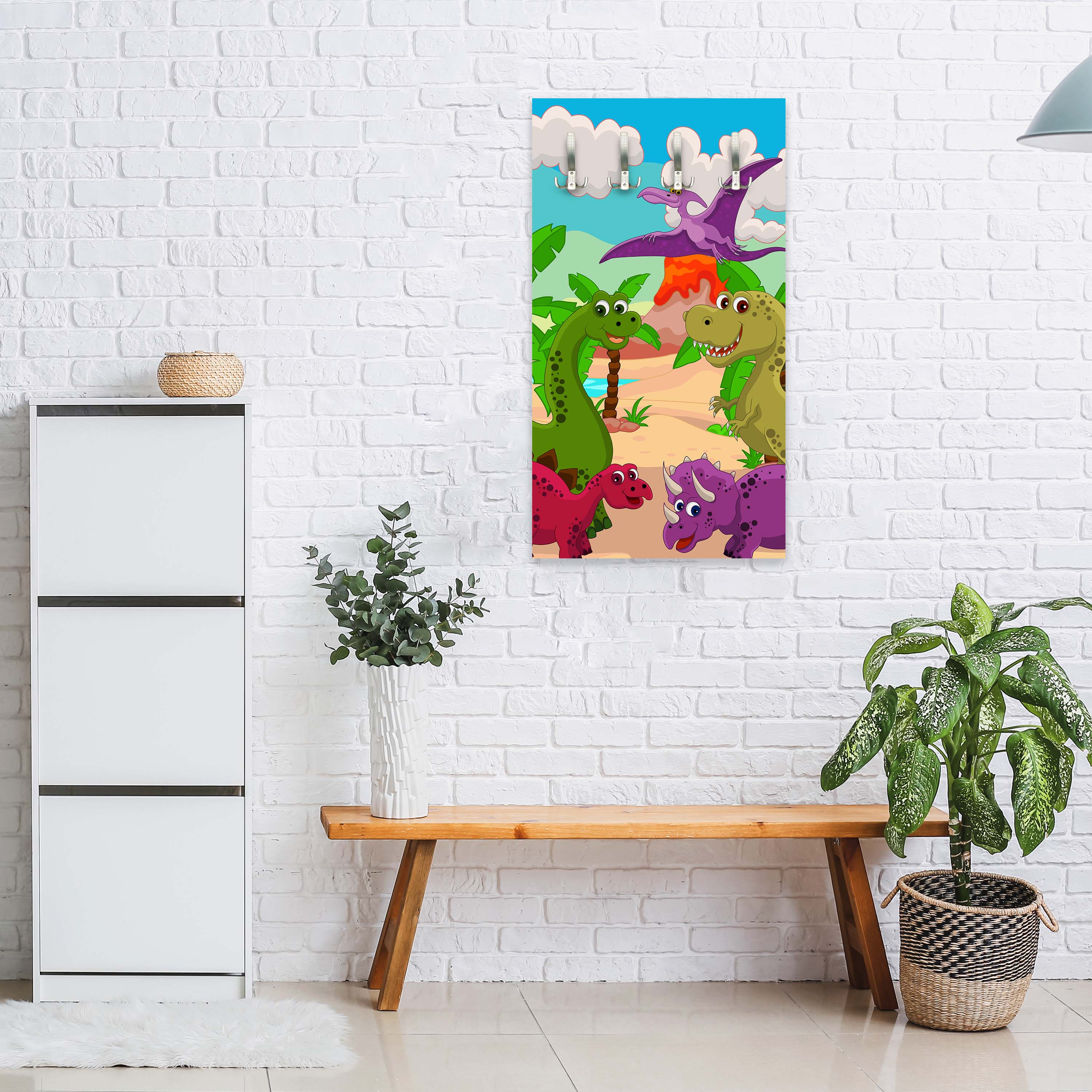 Garderobe Dinosaurier M0433 entdecken - Bild 2 Garderobe Dinosaurier M0433 entdecken - Bild 2