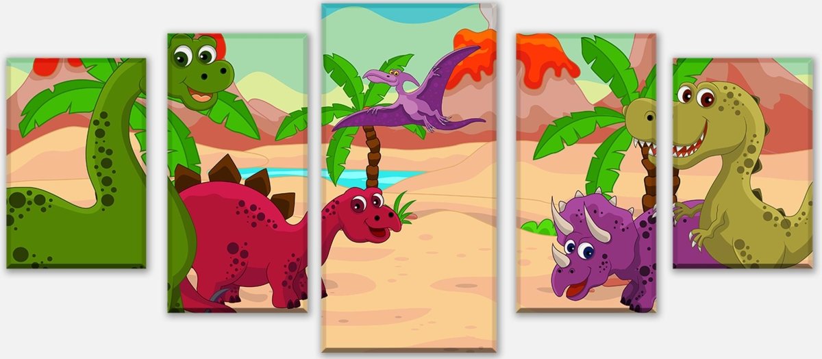 Leinwandbild Mehrteiler Dinosaurier M0433 entdecken - Bild 1 Leinwandbild Mehrteiler Dinosaurier M0433 entdecken - Bild 1
