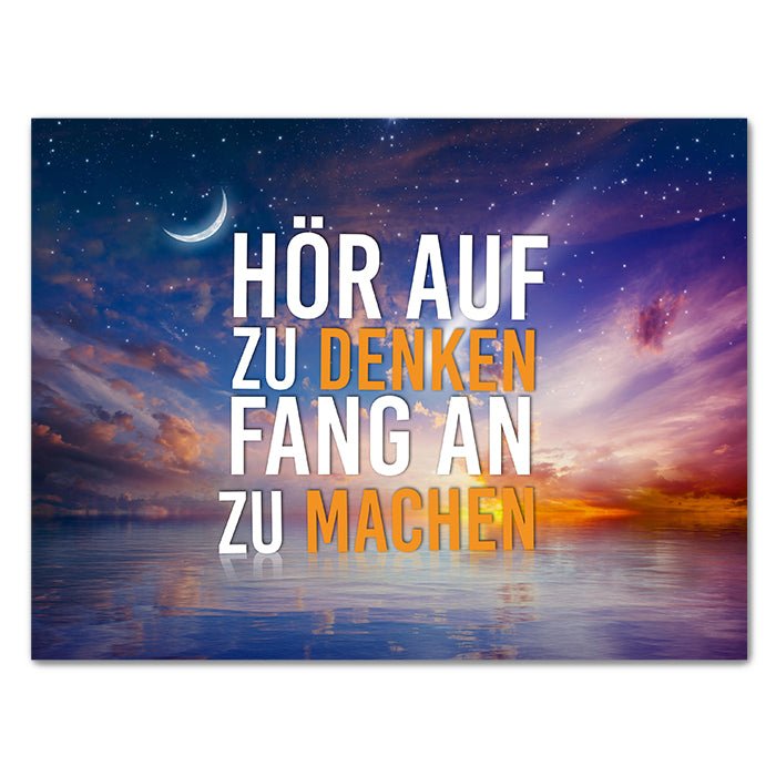 Leinwandbild Motivation, Querformat M0433 kaufen - Bild 1 Leinwandbild Motivation, Querformat M0433 kaufen - Bild 1