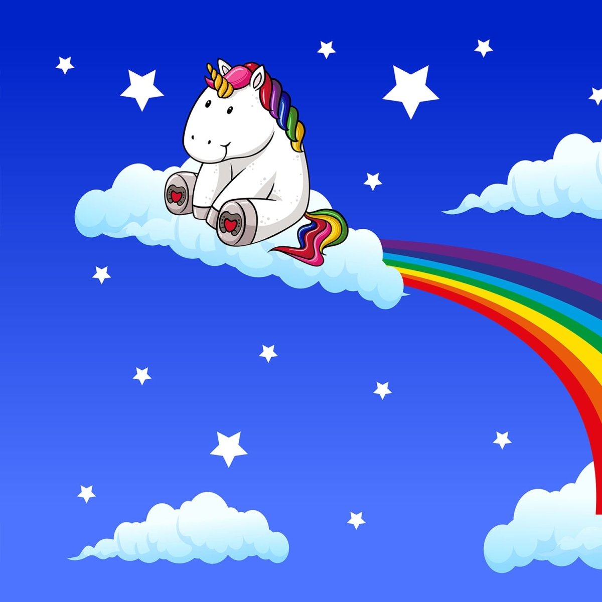 Beistelltisch Regenbogen-Einhorn M0434 entdecken - Bild 2 Beistelltisch Regenbogen-Einhorn M0434 entdecken - Bild 2