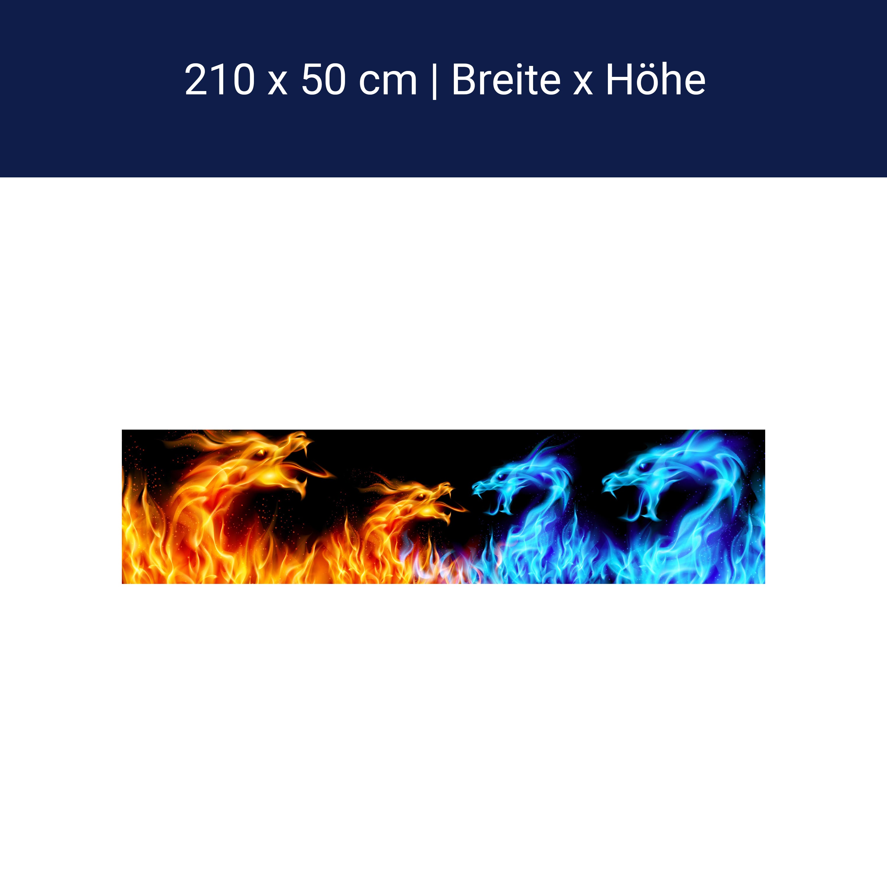 Küchenrückwand Feuerdrachen M0440 Küchenrückwand Feuerdrachen M0440