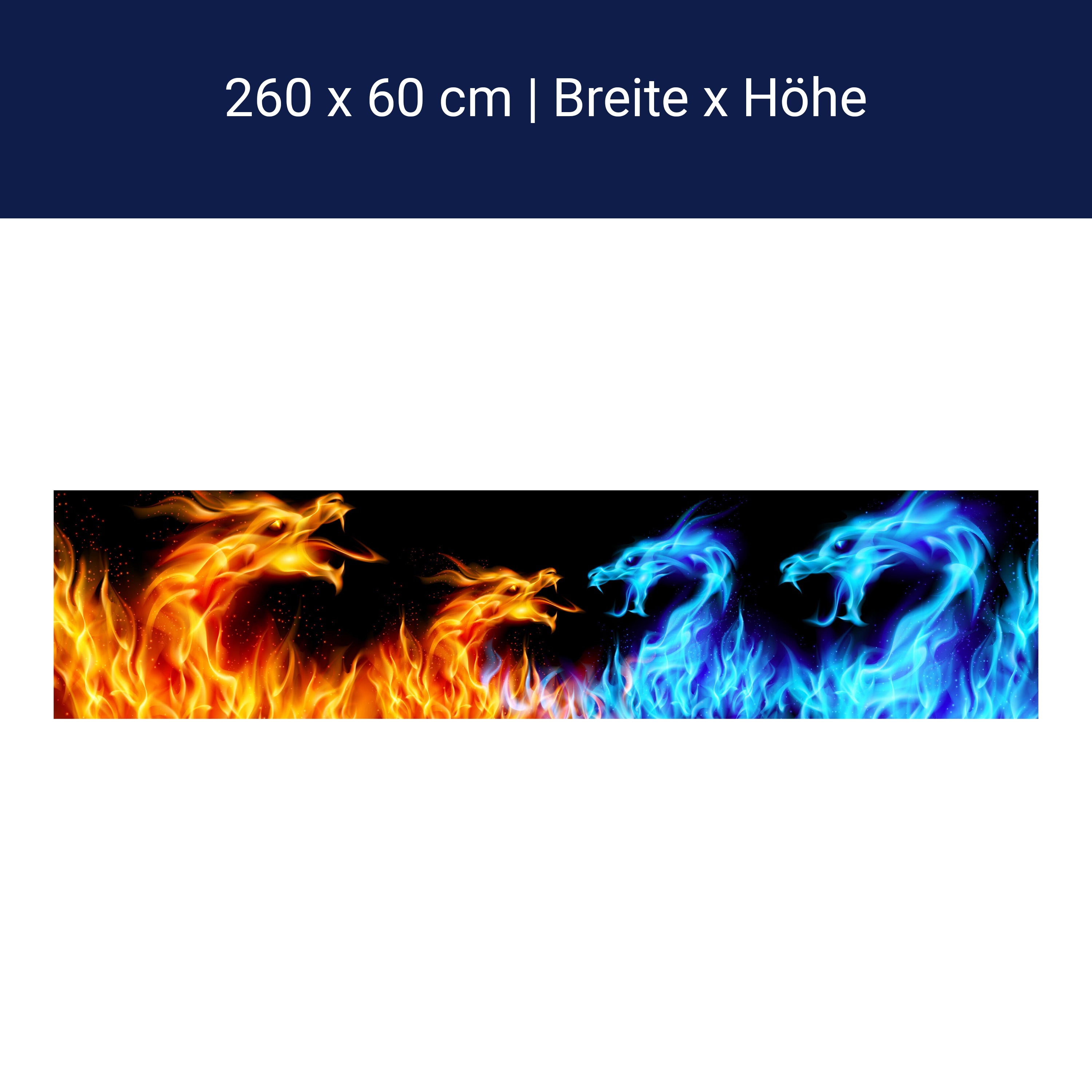 Küchenrückwand Feuerdrachen M0440 Küchenrückwand Feuerdrachen M0440