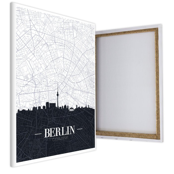Leinwandbild Stadt Karte, Hochformat M0450 kaufen - Bild 4 Leinwandbild Stadt Karte, Hochformat M0450 kaufen - Bild 4
