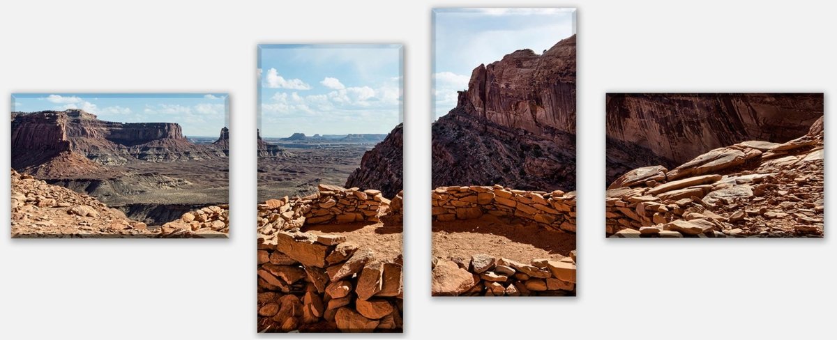 Leinwandbild Mehrteiler False Kiva USA M0456 Leinwandbild Mehrteiler False Kiva USA M0456