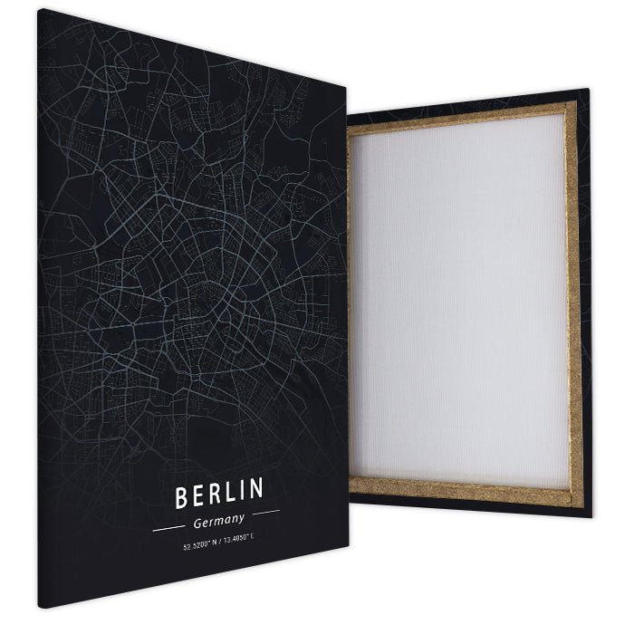 Leinwandbild Stadt Karte, Hochformat M0462 kaufen - Bild 4 Leinwandbild Stadt Karte, Hochformat M0462 kaufen - Bild 4
