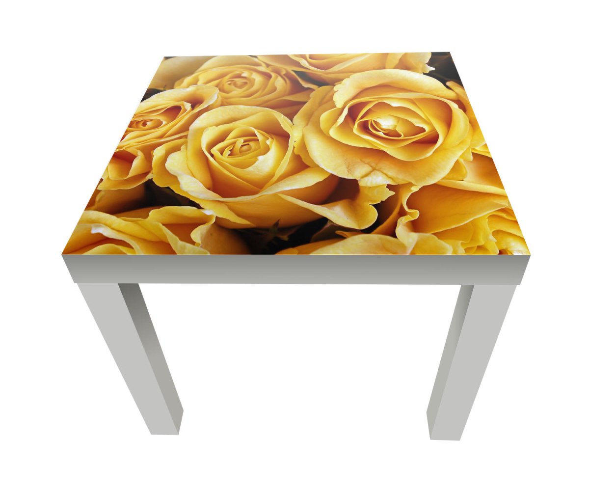 Beistelltisch Gelbe Rosen M0462 entdecken - Bild 1 Beistelltisch Gelbe Rosen M0462 entdecken - Bild 1