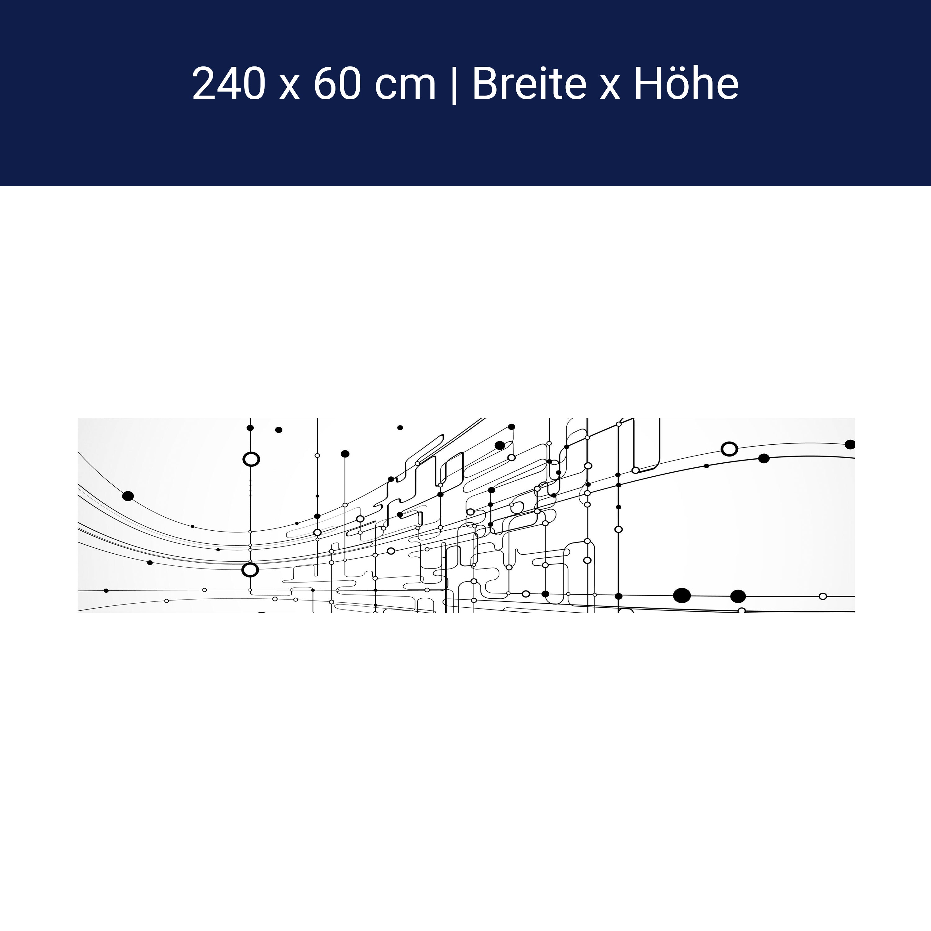 Küchenrückwand Abstrakte Verbindungen M0463