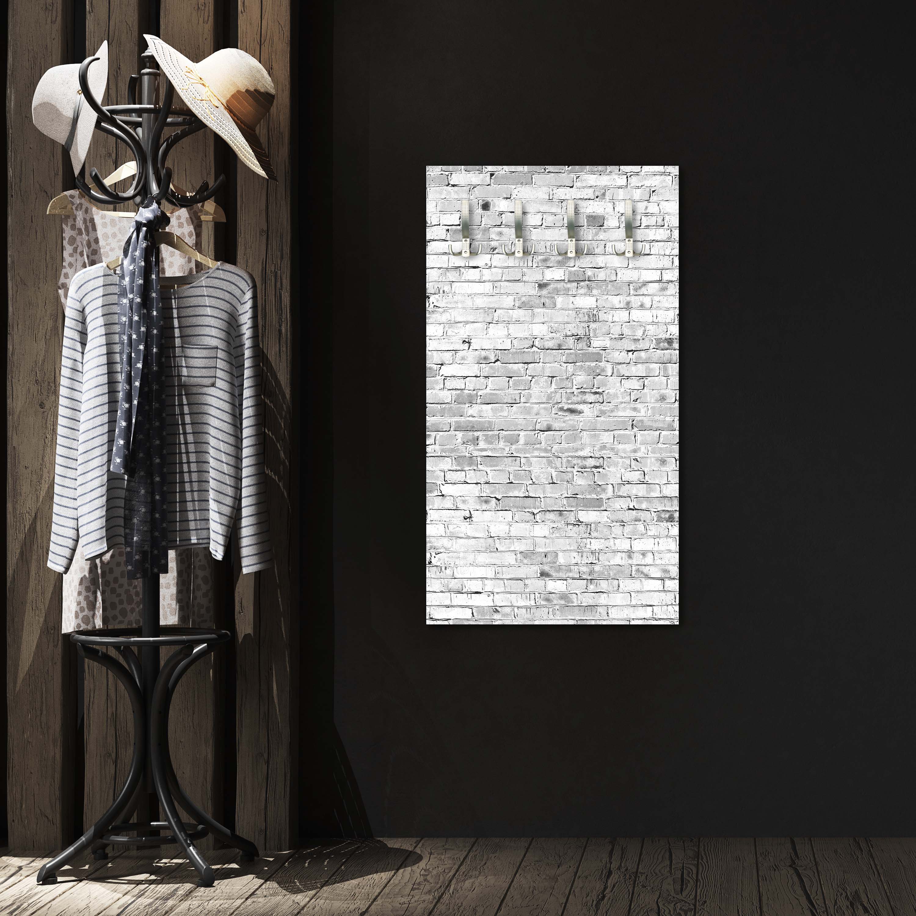 Garderobe Klinkersteine Grau M0471 entdecken - Bild 5 Garderobe Klinkersteine Grau M0471 entdecken - Bild 5