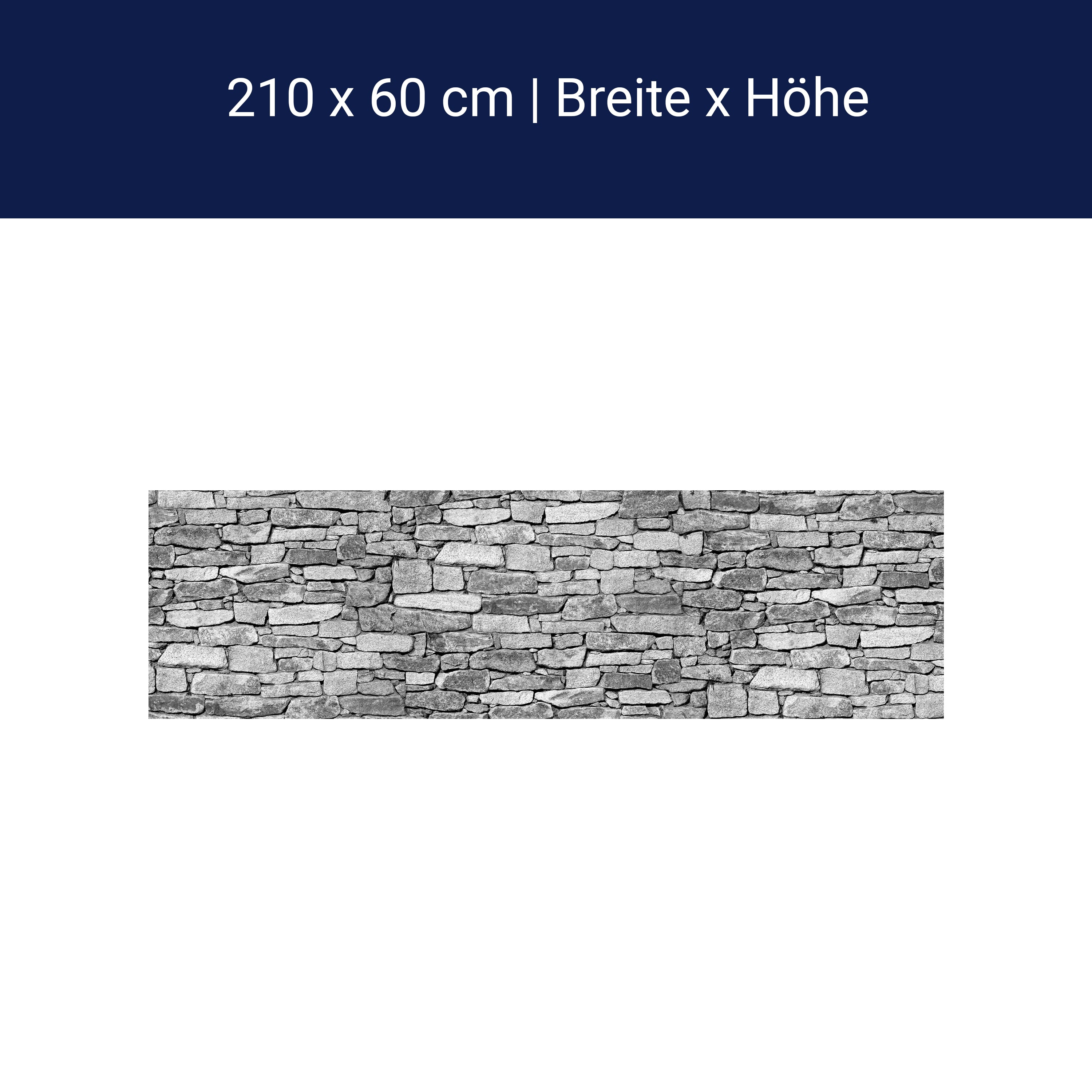 Küchenrückwand Natursteinmauer Grau M0472 Küchenrückwand Natursteinmauer Grau M0472