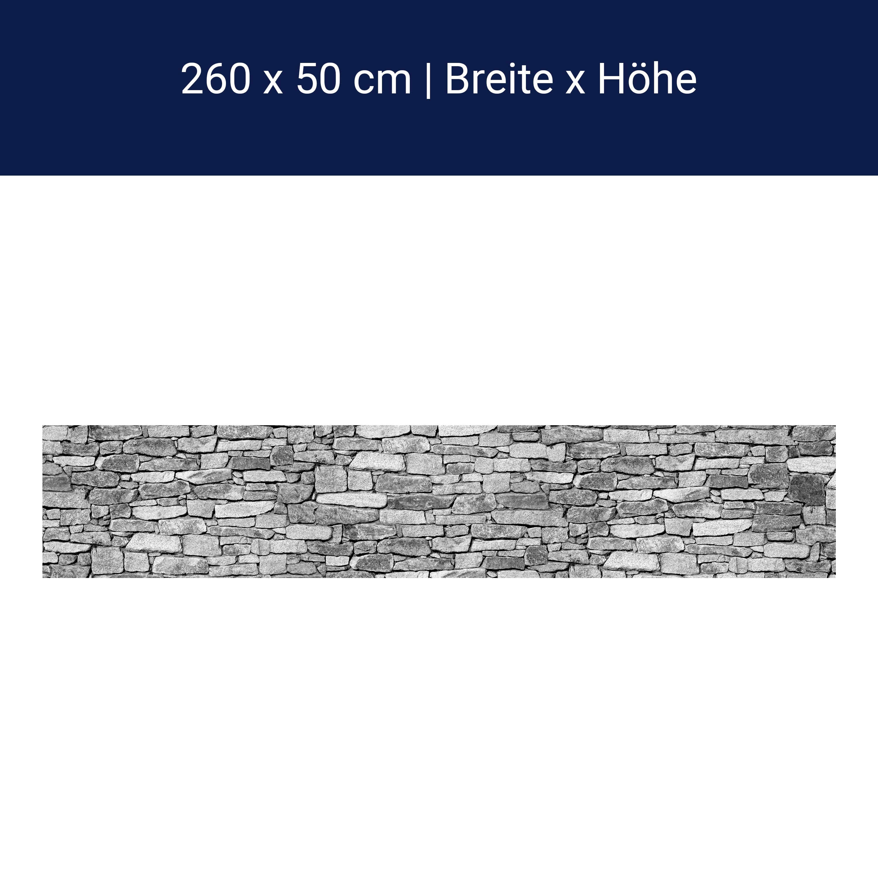 Küchenrückwand Natursteinmauer Grau M0472 Küchenrückwand Natursteinmauer Grau M0472
