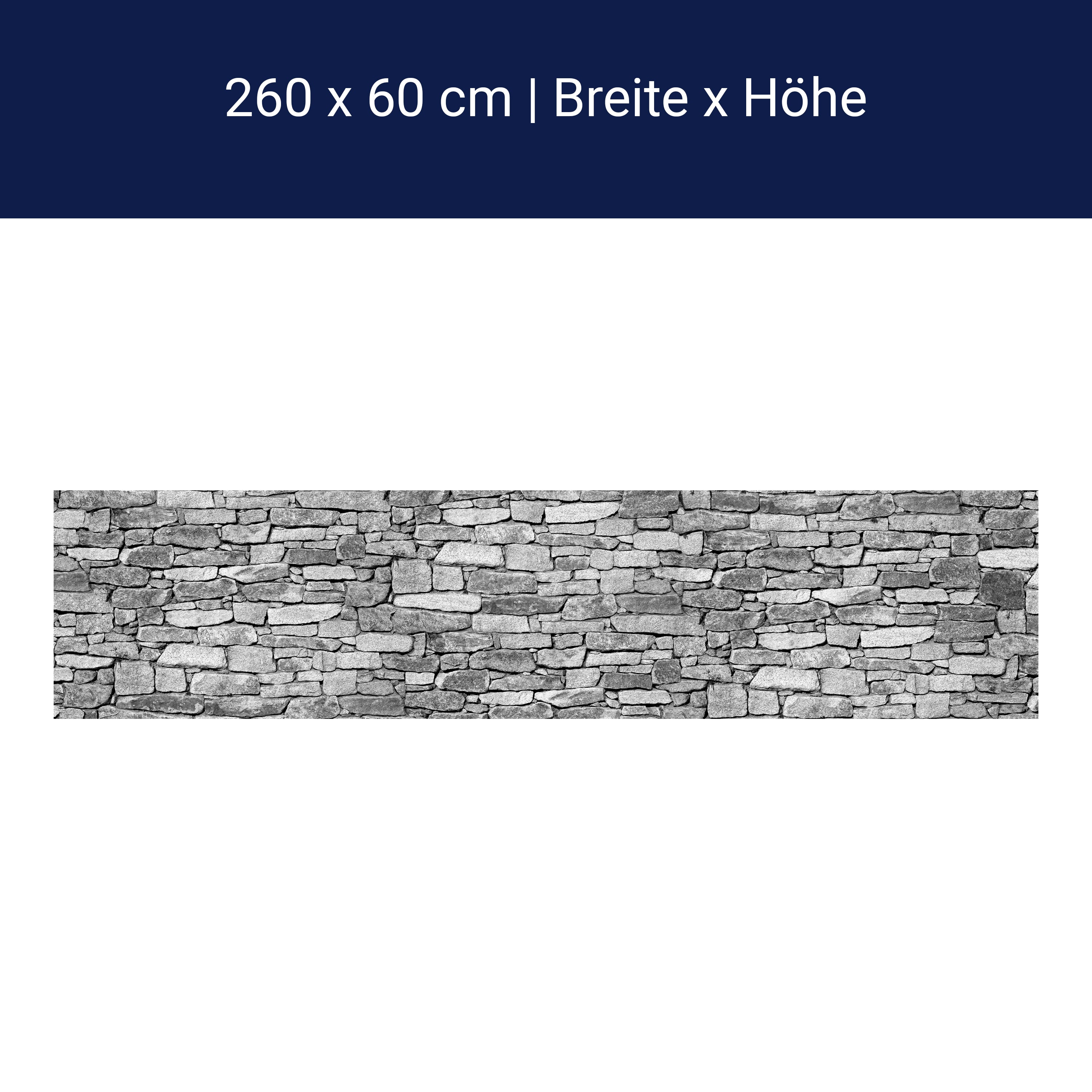 Küchenrückwand Natursteinmauer Grau M0472 Küchenrückwand Natursteinmauer Grau M0472