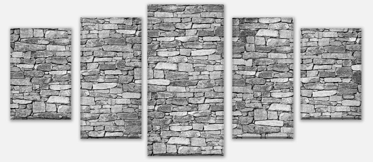 Leinwandbild Mehrteiler Natursteinmauer Grau M0472 entdecken - Bild 1 Leinwandbild Mehrteiler Natursteinmauer Grau M0472 entdecken - Bild 1