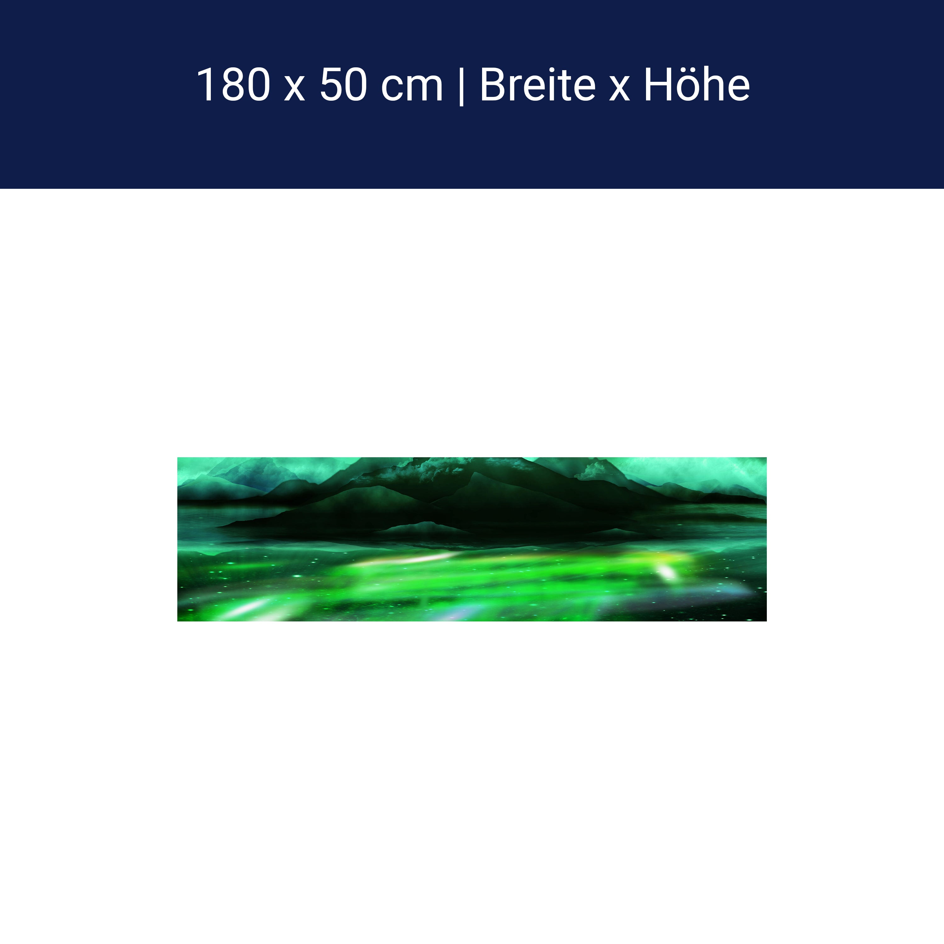 Küchenrückwand Grünes Nordlicht M0475 Küchenrückwand Grünes Nordlicht M0475