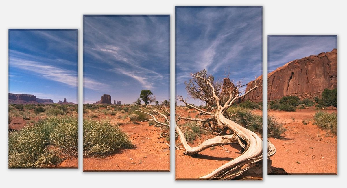 Leinwandbild Mehrteiler Wüstenlandschaft USA M0483 Leinwandbild Mehrteiler Wüstenlandschaft USA M0483
