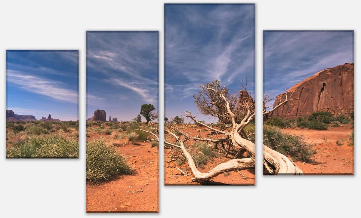 Leinwandbild Mehrteiler Wüstenlandschaft USA M0483 Leinwandbild Mehrteiler Wüstenlandschaft USA M0483