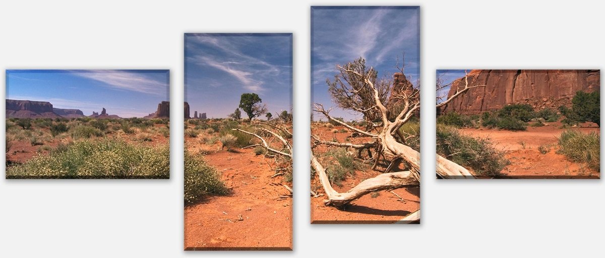 Leinwandbild Mehrteiler Wüstenlandschaft USA M0483 Leinwandbild Mehrteiler Wüstenlandschaft USA M0483