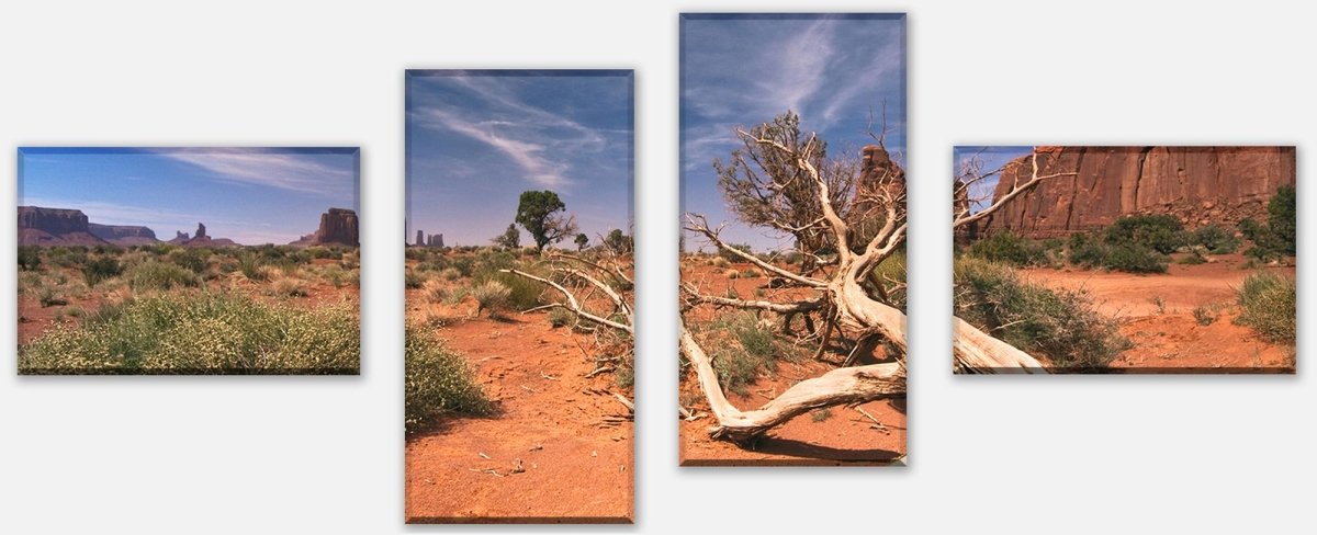 Leinwandbild Mehrteiler Wüstenlandschaft USA M0483 Leinwandbild Mehrteiler Wüstenlandschaft USA M0483