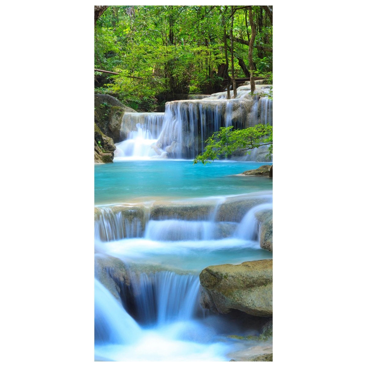Türtapete Wasserfall im Wald M0485 - Bild 2