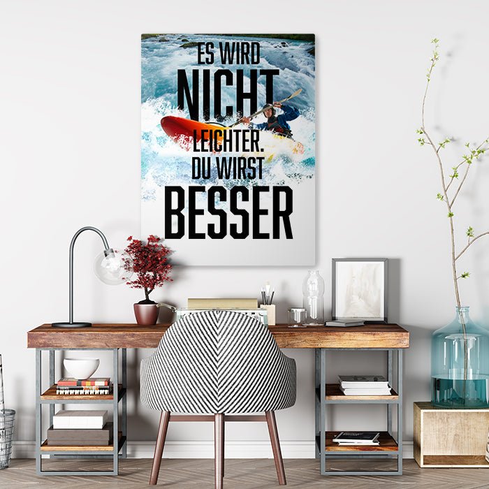 Leinwandbild Du wirst besser Hochformat M0487 kaufen - Bild 2 Leinwandbild Du wirst besser Hochformat M0487 kaufen - Bild 2