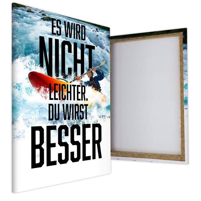 Leinwandbild Du wirst besser Hochformat M0487 kaufen - Bild 4 Leinwandbild Du wirst besser Hochformat M0487 kaufen - Bild 4