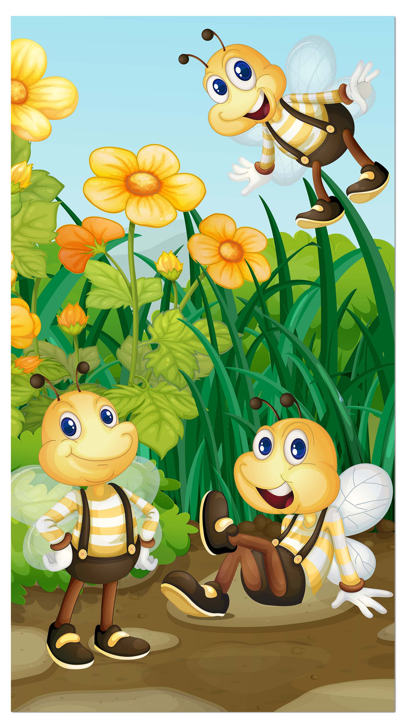 Garderobe Bienen im Garten M0498 entdecken - Bild 4