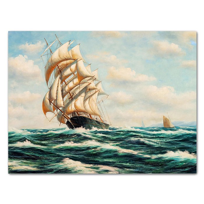 Leinwandbild Malerei Schiff Querformat M0500 kaufen - Bild 1