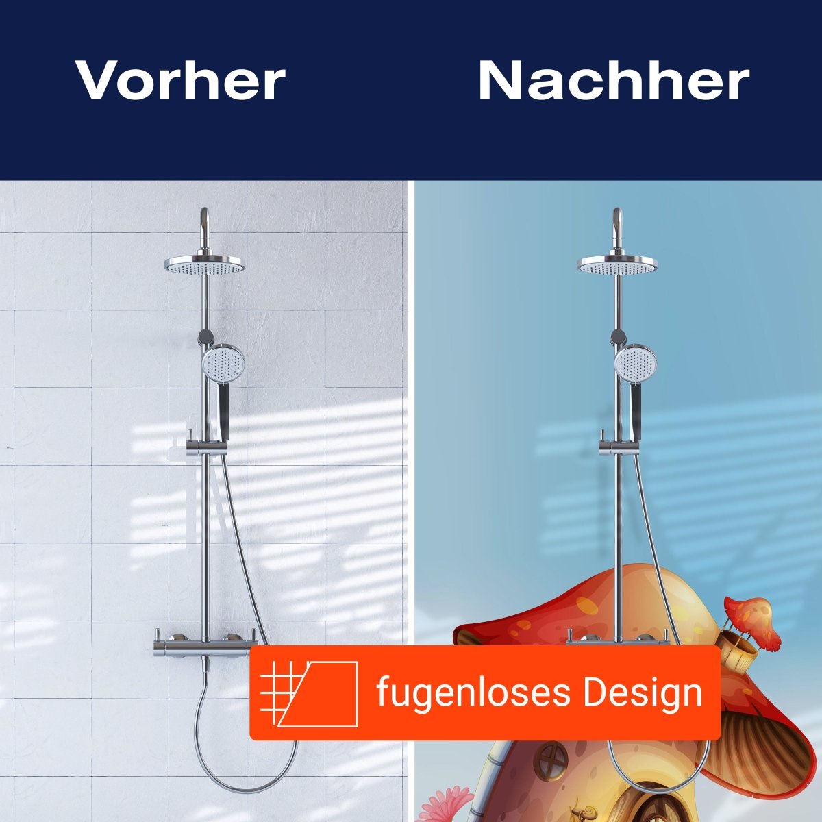 Duschwand Pilz auf der Blumenwiese M0502 entdecken - Bild 9 Duschwand Pilz auf der Blumenwiese M0502 entdecken - Bild 9