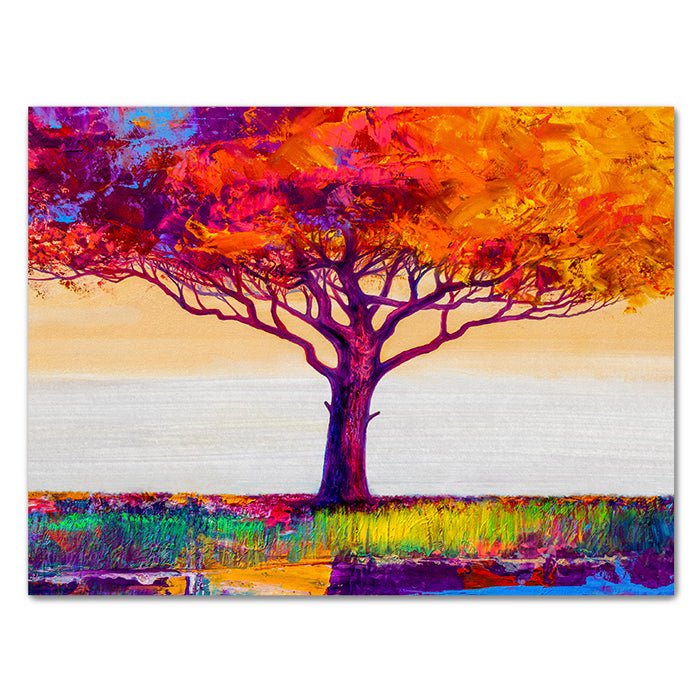 Leinwandbild Malerei Baum Querformat M0502 kaufen - Bild 1