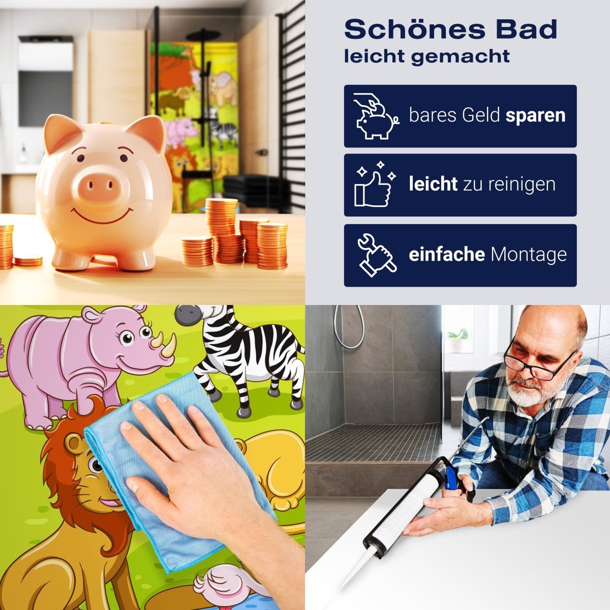 Duschwand Safari M0504 entdecken - Bild 7 Duschwand Safari M0504 entdecken - Bild 7