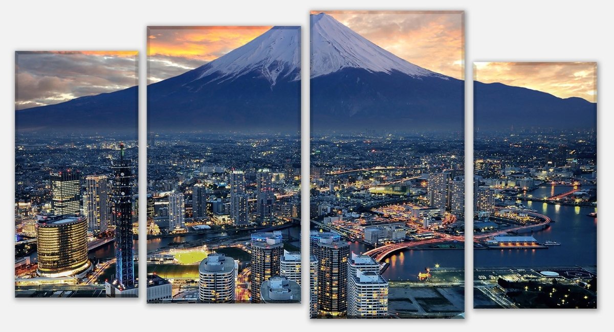 Leinwandbild Mehrteiler Yokohama M0509 Leinwandbild Mehrteiler Yokohama M0509
