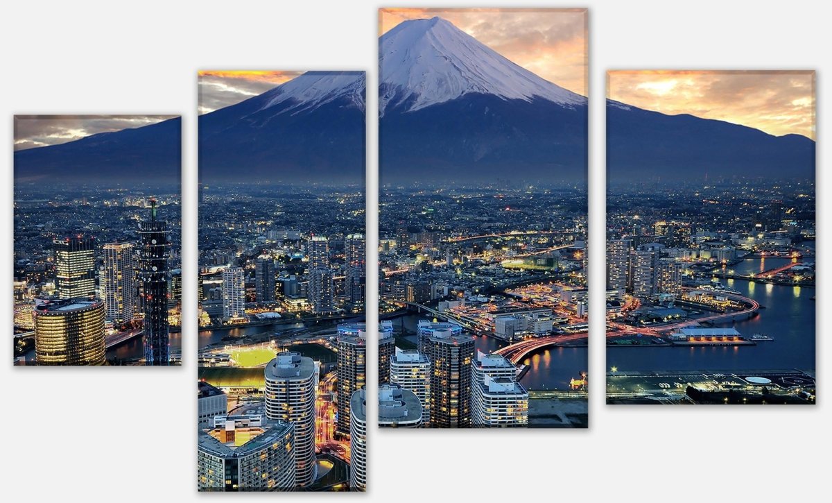 Leinwandbild Mehrteiler Yokohama M0509 Leinwandbild Mehrteiler Yokohama M0509