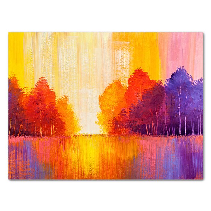Leinwandbild Malerei Bäume Querformat M0509 kaufen - Bild 1 Leinwandbild Malerei Bäume Querformat M0509 kaufen - Bild 1