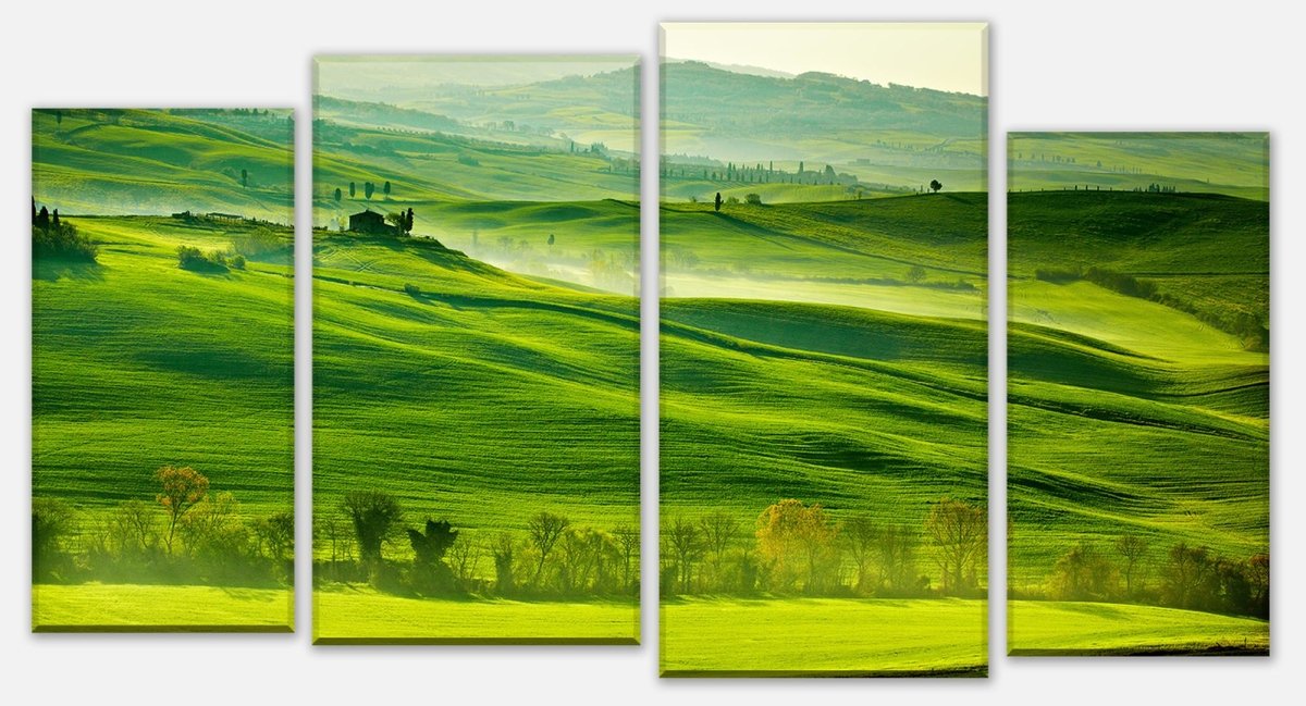 Leinwandbild Mehrteiler Grüne Toskana M0512 Leinwandbild Mehrteiler Grüne Toskana M0512