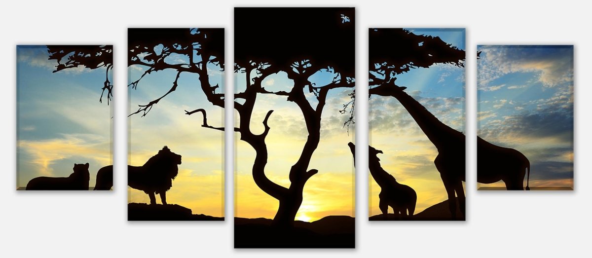 Leinwandbild Mehrteiler Afrikanische Schatten M0521 entdecken - Bild 1 Leinwandbild Mehrteiler Afrikanische Schatten M0521 entdecken - Bild 1