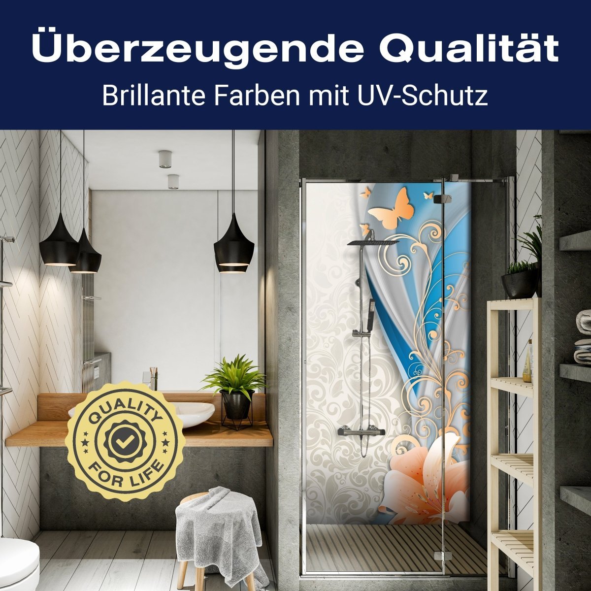 Duschwand Lilientraum Lilie M0523 entdecken - Bild 2 Duschwand Lilientraum Lilie M0523 entdecken - Bild 2