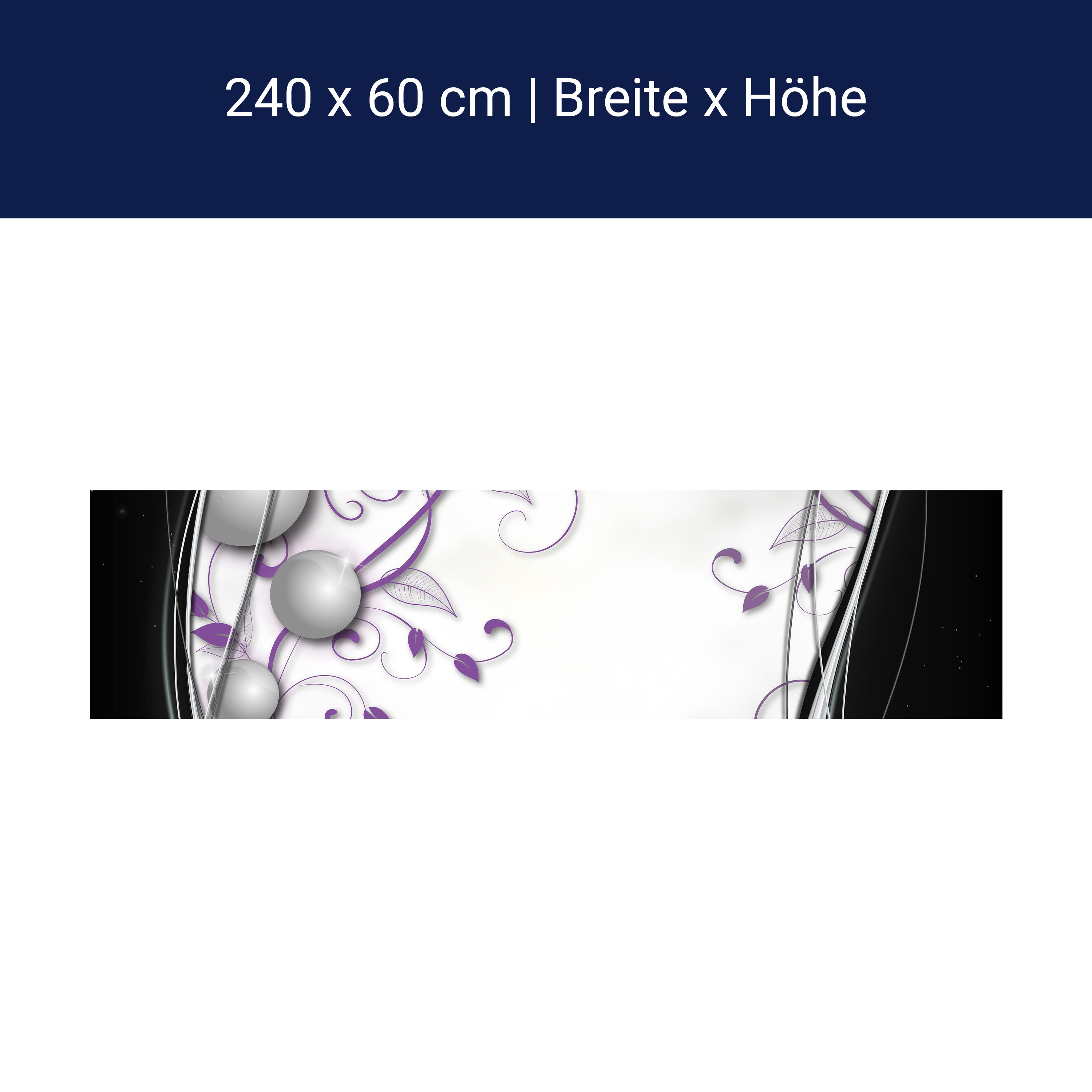 Küchenrückwand elegante Kugeln abstrakt M0527 Küchenrückwand elegante Kugeln abstrakt M0527