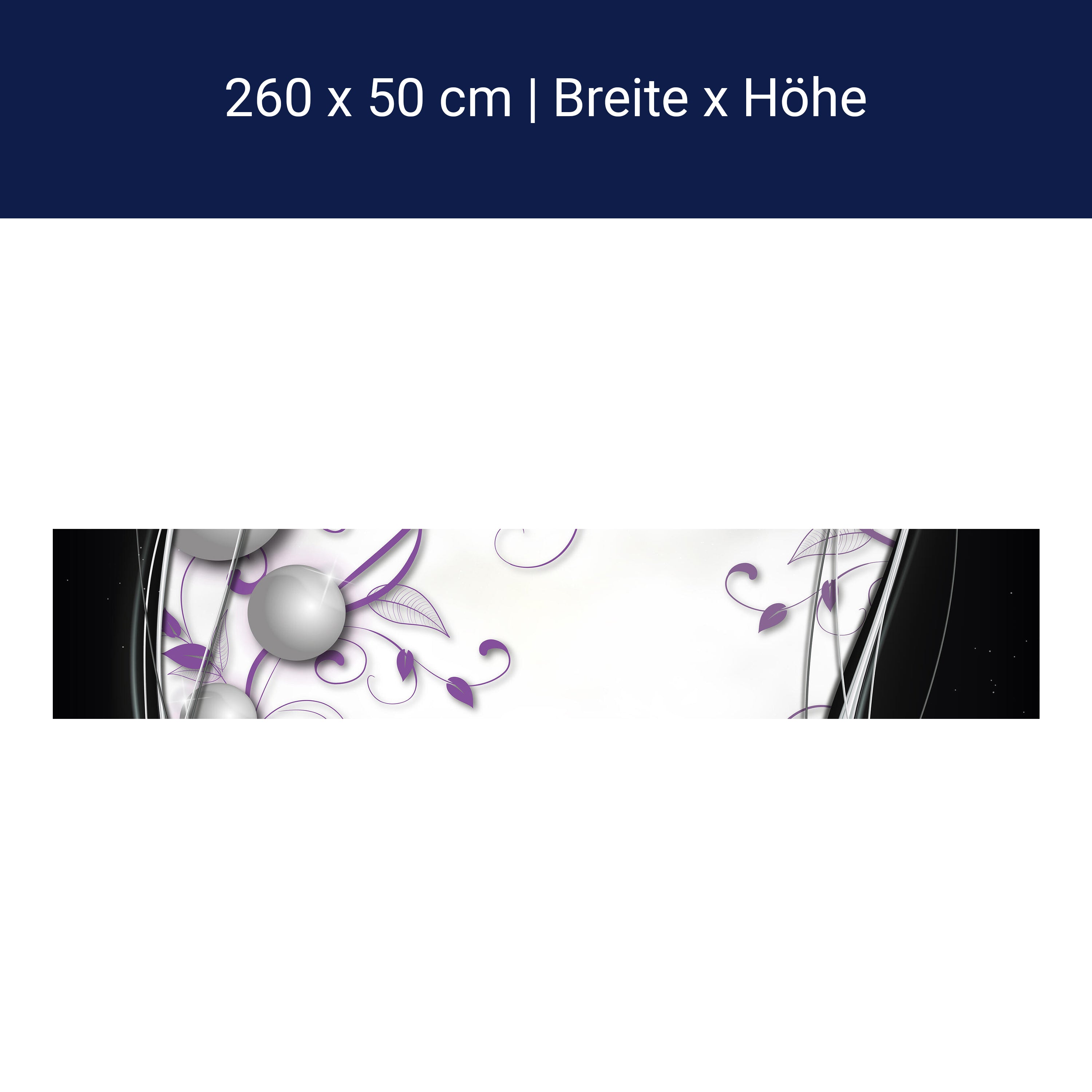 Küchenrückwand elegante Kugeln abstrakt M0527 Küchenrückwand elegante Kugeln abstrakt M0527