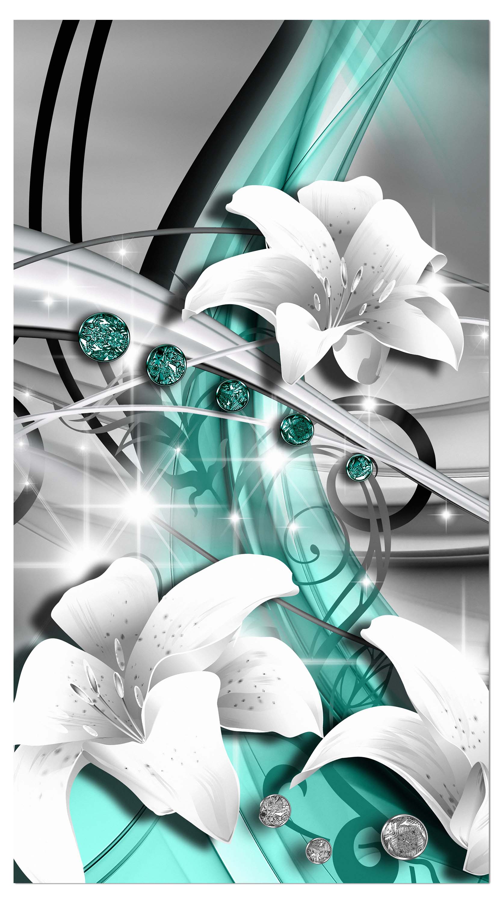 Garderobe Diamant Lilie grün M0532 entdecken - Bild 4 Garderobe Diamant Lilie grün M0532 entdecken - Bild 4