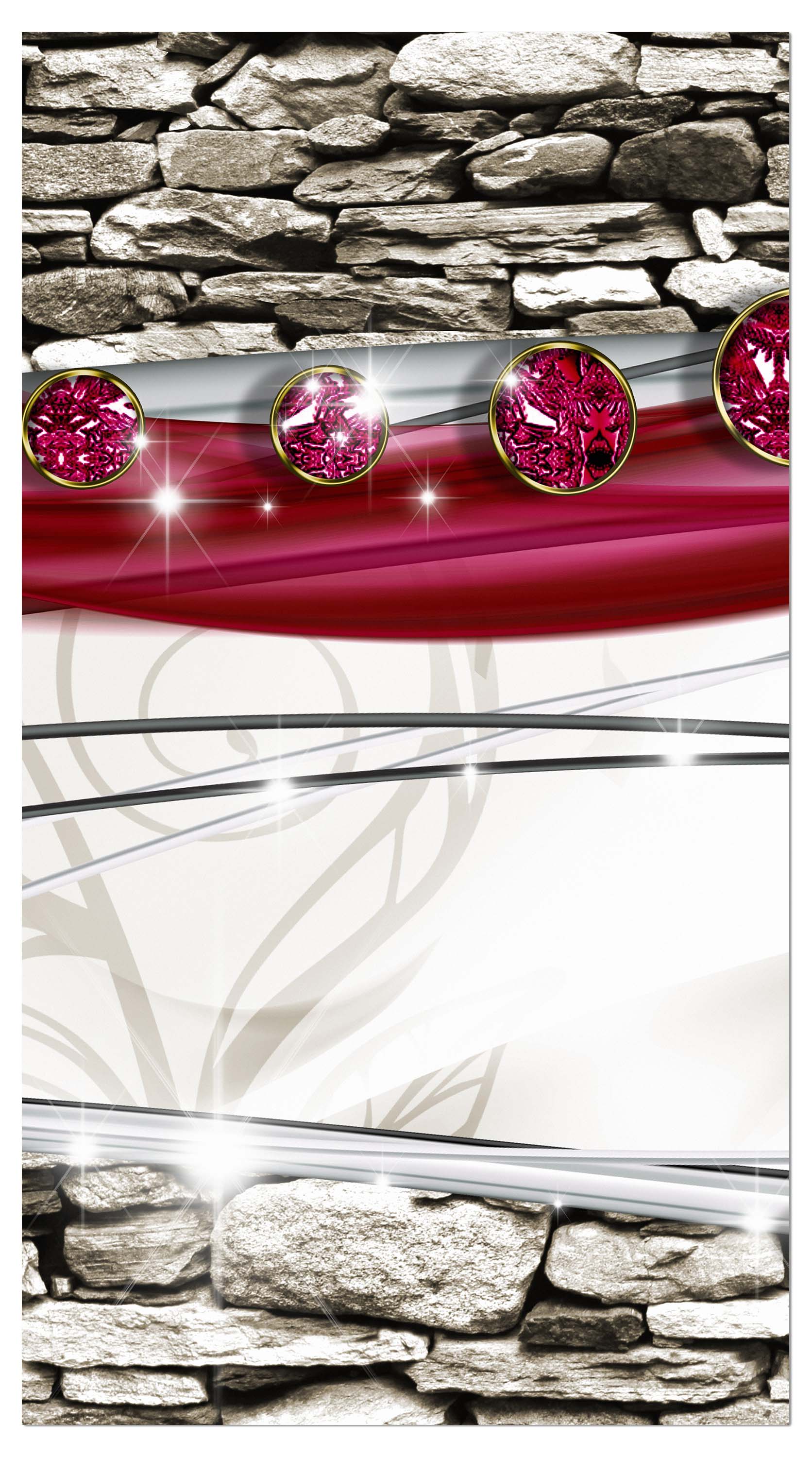 Garderobe Diamant Asia Steine Klinker M0537 entdecken - Bild 4