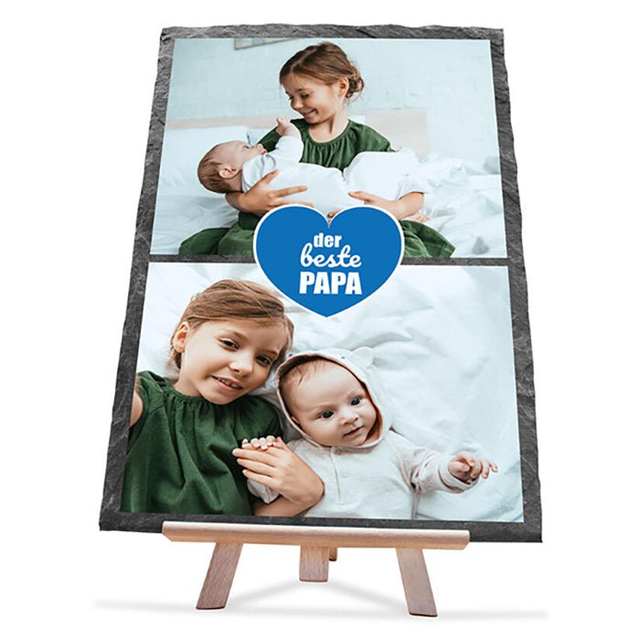 Schiefertafel Bester Papa M0548 - Bild 1 Schiefertafel Bester Papa M0548 - Bild 1