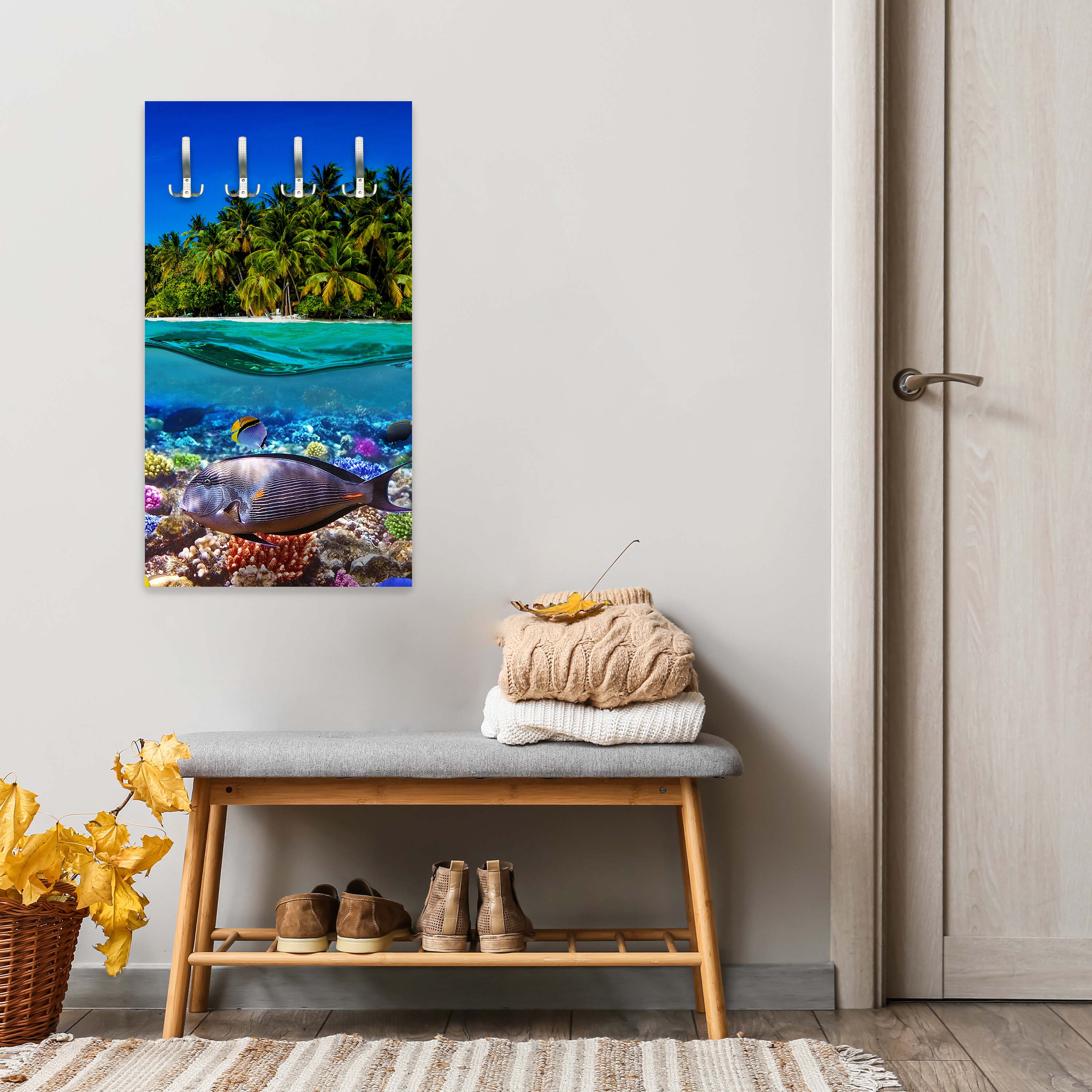 Garderobe Insel in der Karibik M0567 entdecken - Bild 2 Garderobe Insel in der Karibik M0567 entdecken - Bild 2